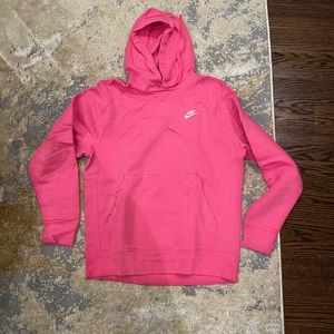 pink Nike Club Pullover Hoodie sweatshirt
